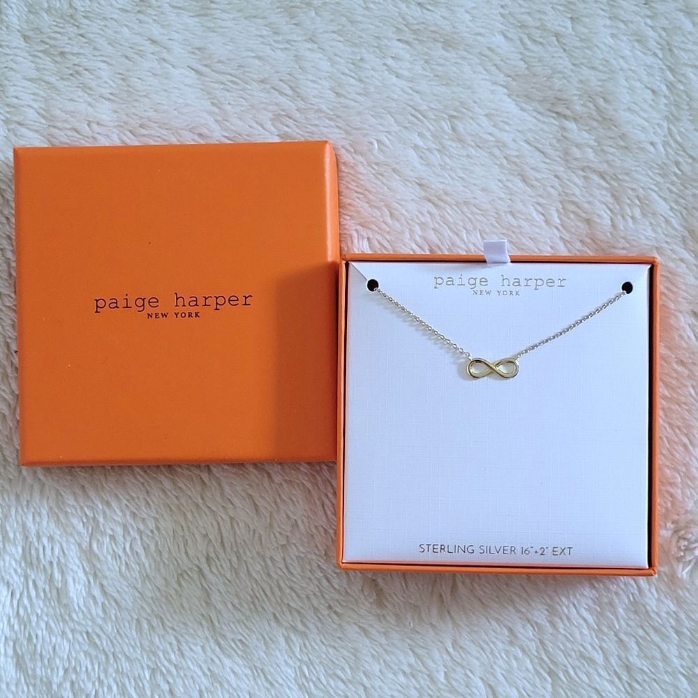 Paige Harper Stationary Infinity♾️ Symbol Necklace - NIB - Picture 6 of 14